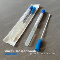 Swab de transporte da amies com gel